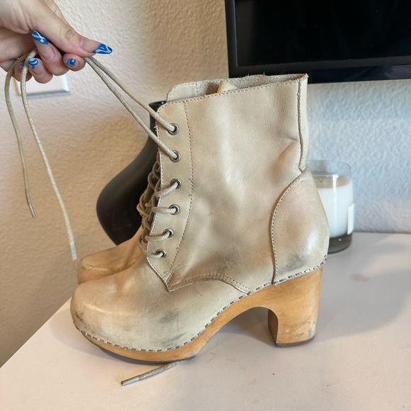 jeffrey campbell clog booties size 7 - Picture 3 of 3